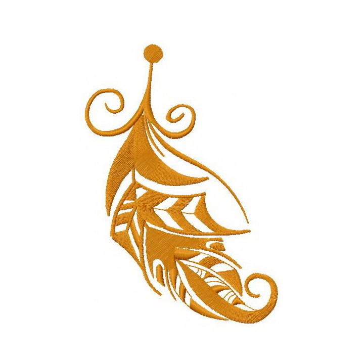 Feather 23 embroidery design - Embroidery Design