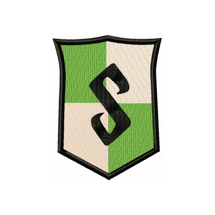 S badge embroidery design - Embroidery Design