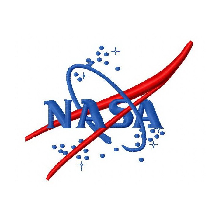 NASA logo 2 embroidery design - Embroidery Design