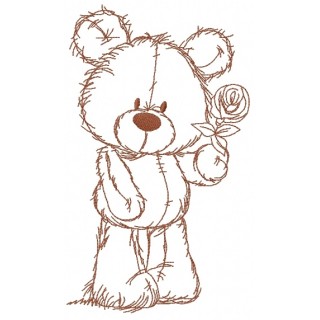 Rose for you 2 embroidery design - Embroidery Design