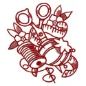 Sewing kit 2 embroidery design featuring intricate stitching patterns for crafting enthusiasts.