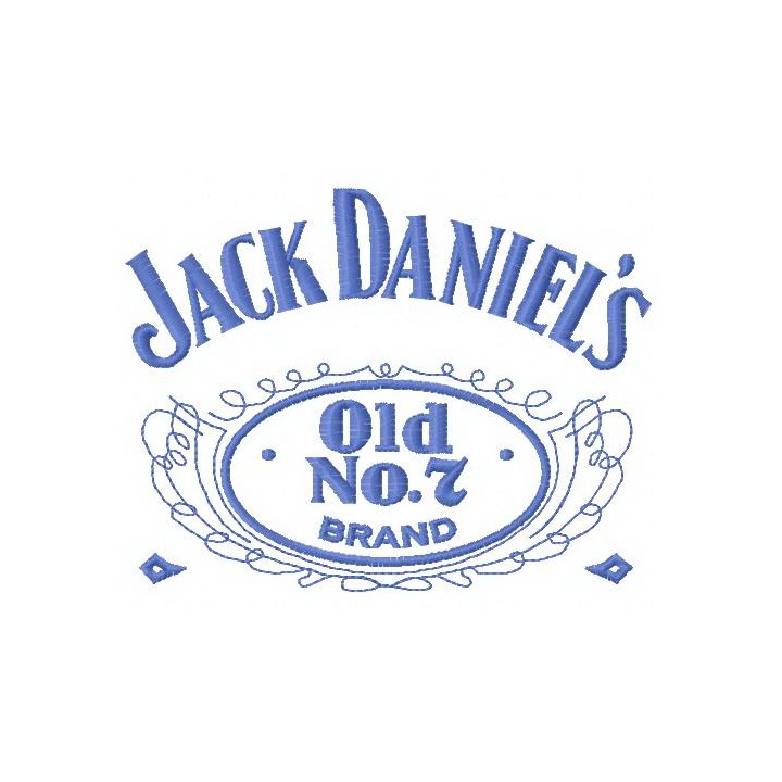 Jack Daniel's logo 4 embroidery design - Embroidery Design