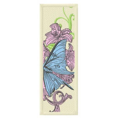 Preview of the Butterfly's World 2 embroidery design featuring intricate butterfly motifs for creative stitching.