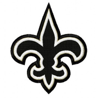New Orleans Saints 50th anniversary 4 embroidery design - Embroidery Design