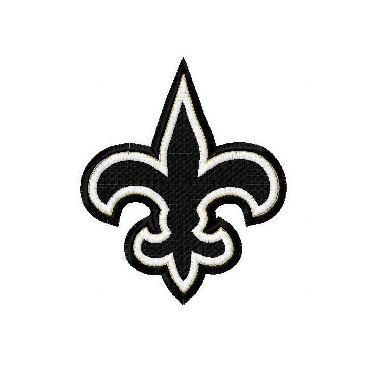 New Orleans Saints 50th anniversary 4 embroidery design - Embroidery Design