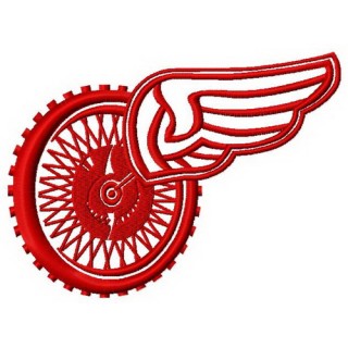 Winged wheel embroidery design - Embroidery Design
