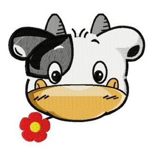 Tiny cow 2 embroidery design - Embroidery Design