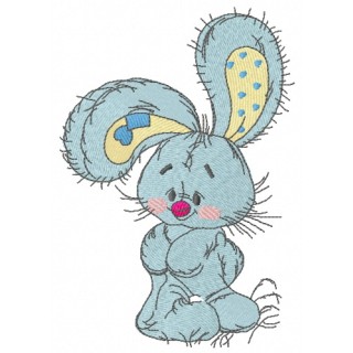 Bunny the florist 3 embroidery design - Embroidery Design