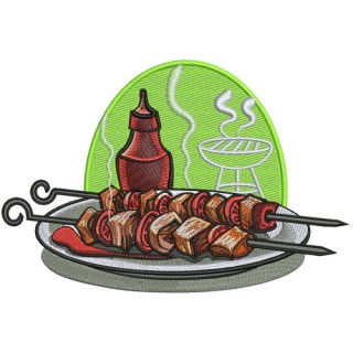 Shashlik embroidery design - Embroidery Design