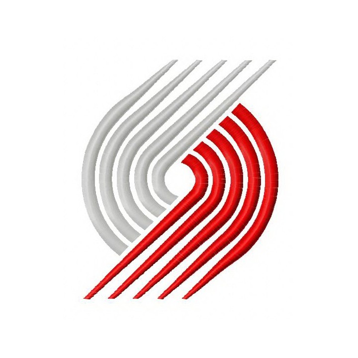 Portland Trail Blazers logo 2 embroidery design - Embroidery Design