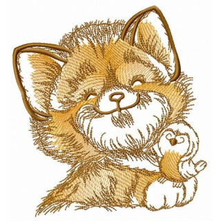 Amused pets embroidery design - Embroidery Design