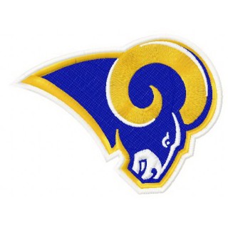 Los Angeles Rams logo 2 embroidery design - Embroidery Design