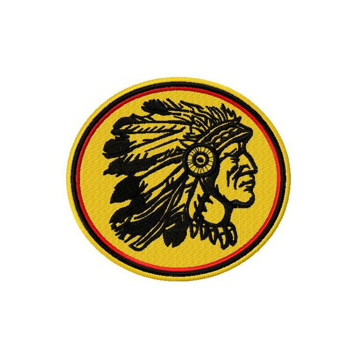 Native American Indian chief mascot 2 embroidery design - Embroidery Design