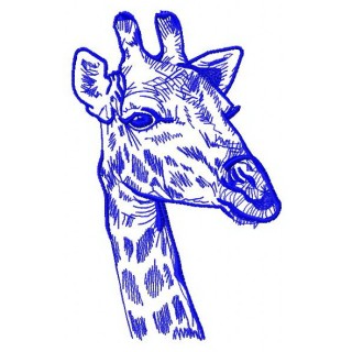 Giraffe 4 embroidery design - Embroidery Design