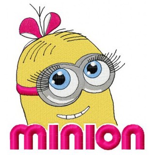 Cute Minion 4 embroidery design - Embroidery Design