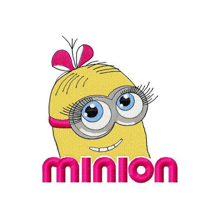 Cute Minion 4 embroidery design - Embroidery Design