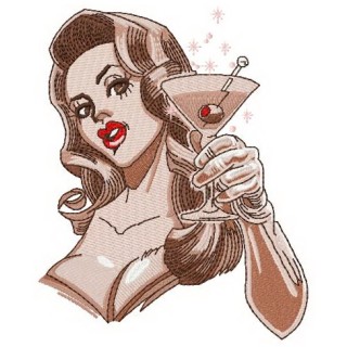 Let's drink embroidery design - Embroidery Design