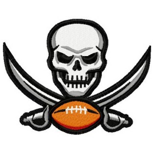 Tampa Bay Buccaneers logo 2 embroidery design - Embroidery Design