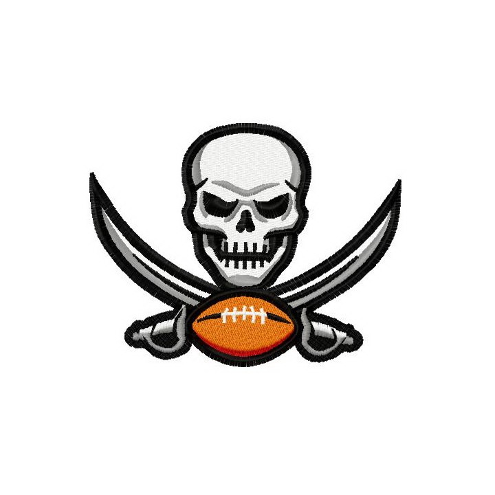 Tampa Bay Buccaneers logo 2 embroidery design - Embroidery Design
