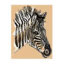 Zebra 4 embroidery design featuring a playful zebra motif, ideal for stitching on t-shirts, bags, and more.