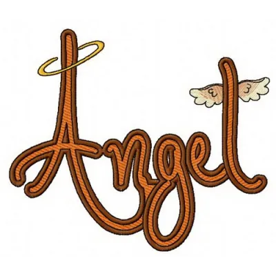 Preview of the Angel 3 embroidery design, showcasing a beautifully stitched angel motif for creative projects.