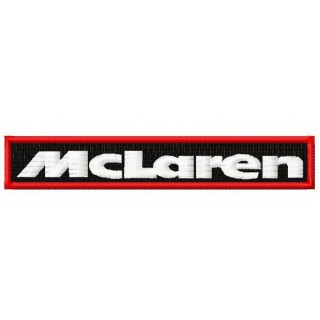 McLaren F1 logo 2 embroidery design - Embroidery Design