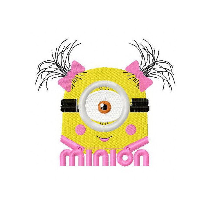 Cute Minion 2 embroidery design - Embroidery Design