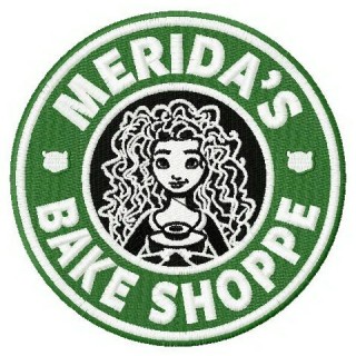 Merida's bake shoppe embroidery design - Embroidery Design