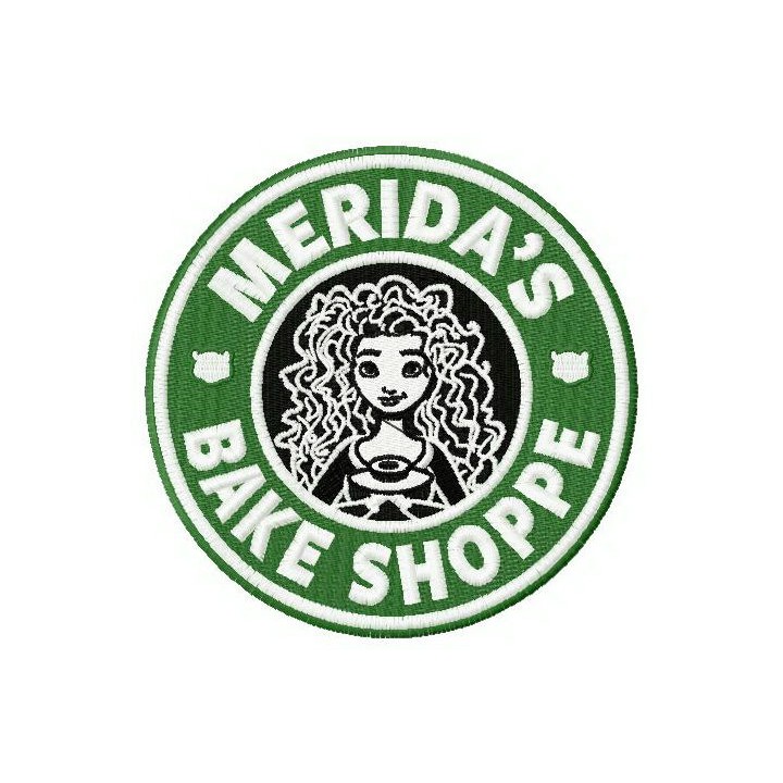 Merida's bake shoppe embroidery design - Embroidery Design