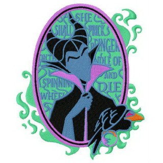 Maleficent 5 embroidery design - Embroidery Design