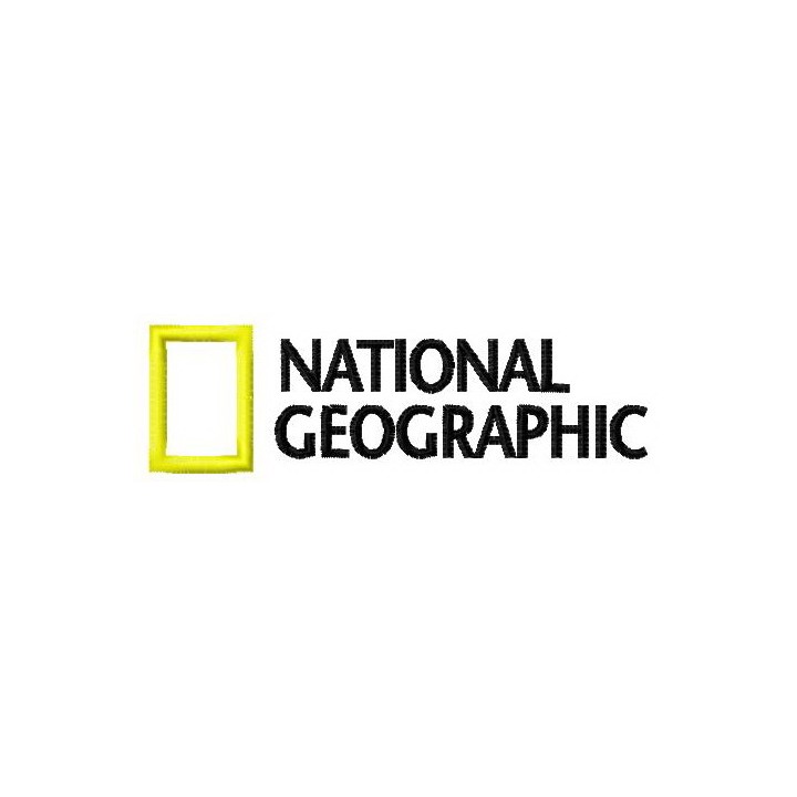 National Geographic logo embroidery design - Embroidery Design