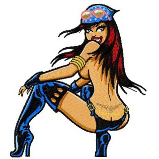 Motorcycle Maven embroidery design - Embroidery Design