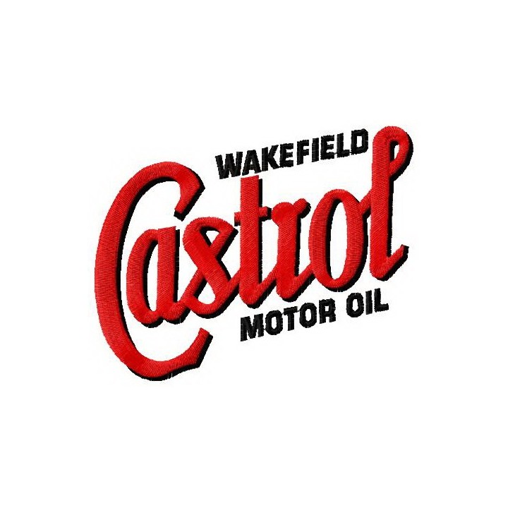 Castrol logo 2 embroidery design - Embroidery Design