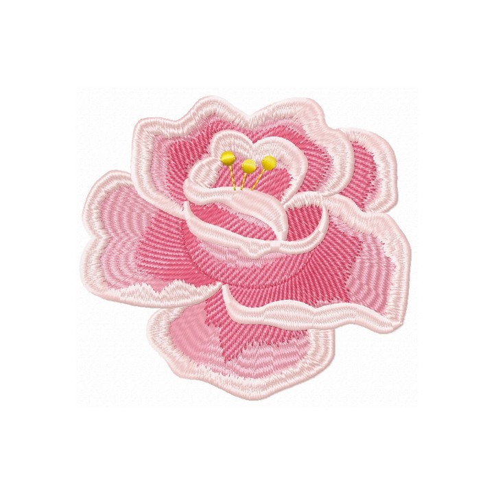 Unusual rose embroidery design - Embroidery Design