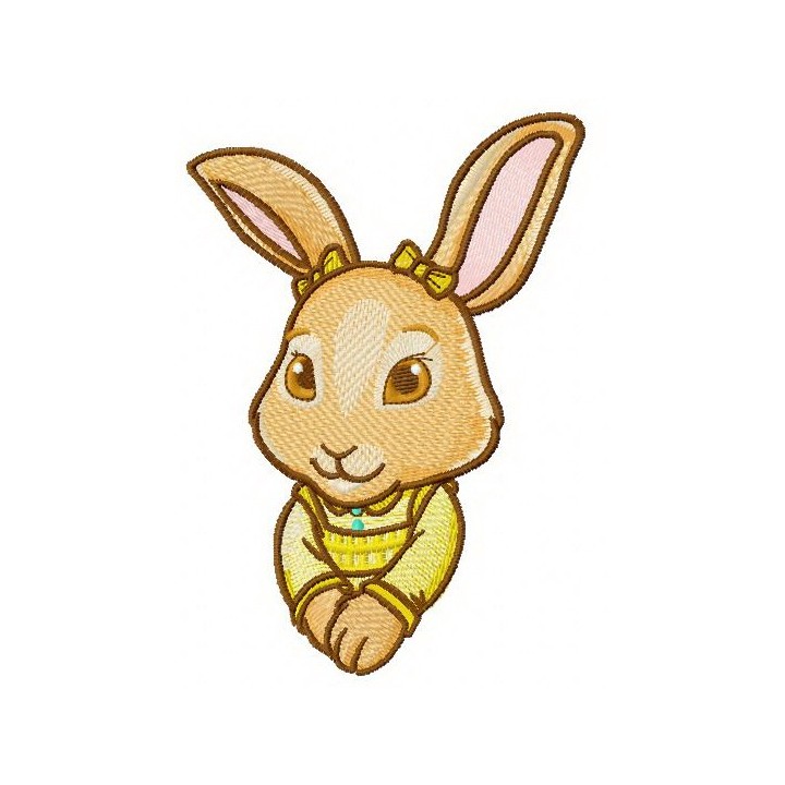 Little cute bunny 2 embroidery design - Embroidery Design