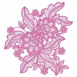 Lace flower 8 embroidery design - Embroidery Design