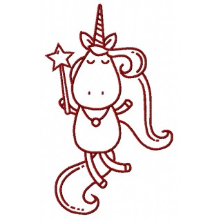 Unicorn dream 3 embroidery design - Embroidery Design