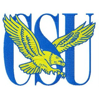 Coppin State Eagles logo embroidery design - Embroidery Design