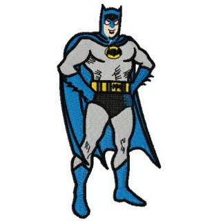 Brave Batman embroidery design - Embroidery Design