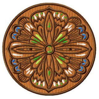 Ancient amulet embroidery design - Embroidery Design