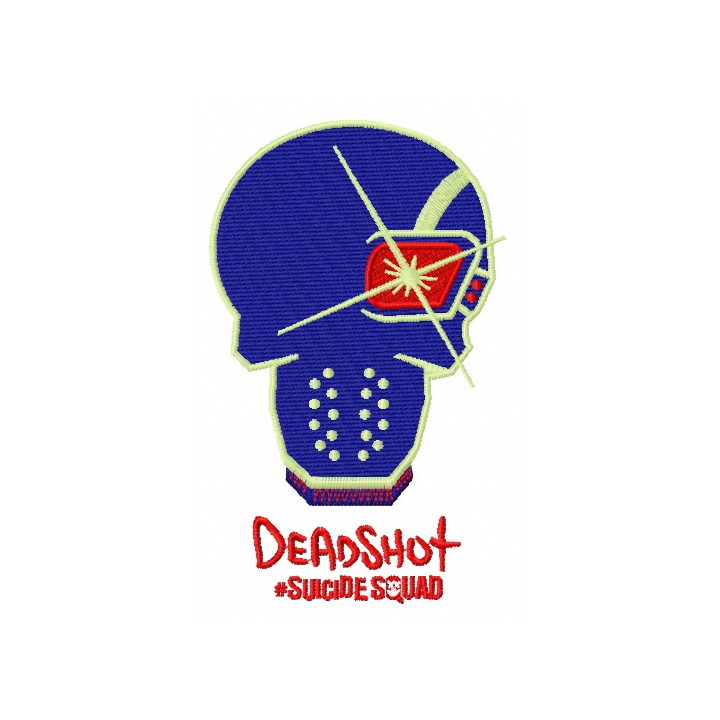 Suicide Squad Deadshot embroidery design - Embroidery Design