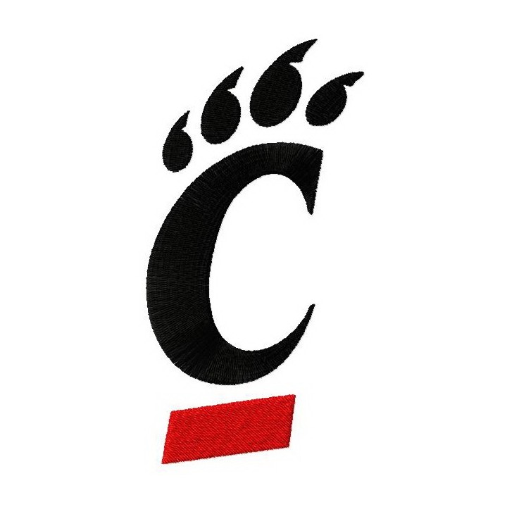 Cincinnati Bearcats logo embroidery design - Embroidery Design