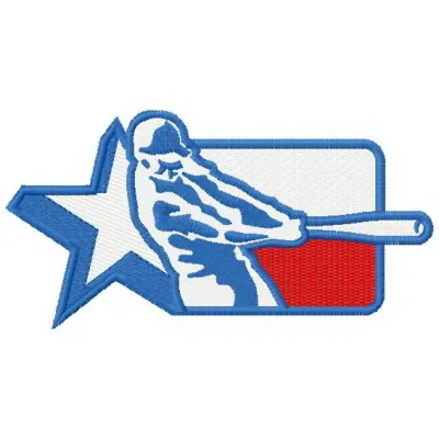 Texas league logo 2 embroidery design showcased on a baseball cap, highlighting intricate stitching details.