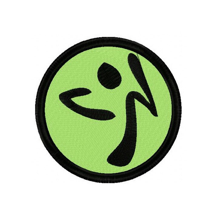 Zumba logo 2 embroidery design - Embroidery Design