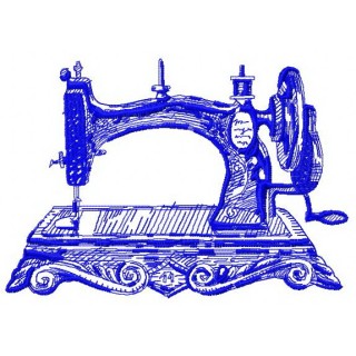 Old sewing machine 2 embroidery design - Embroidery Design