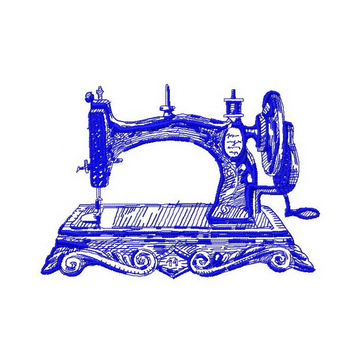 Old sewing machine 2 embroidery design - Embroidery Design