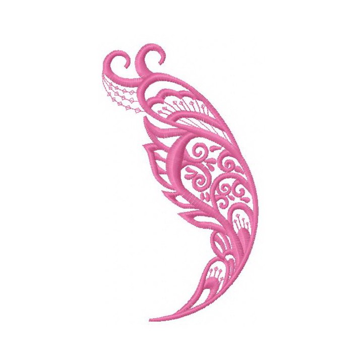 Feather 18 embroidery design - Embroidery Design