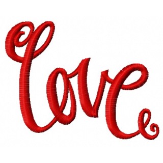 Love 6 embroidery design - Embroidery Design