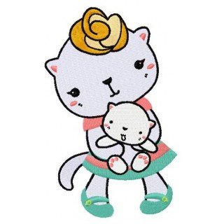 Love mom 2 embroidery design - Embroidery Design