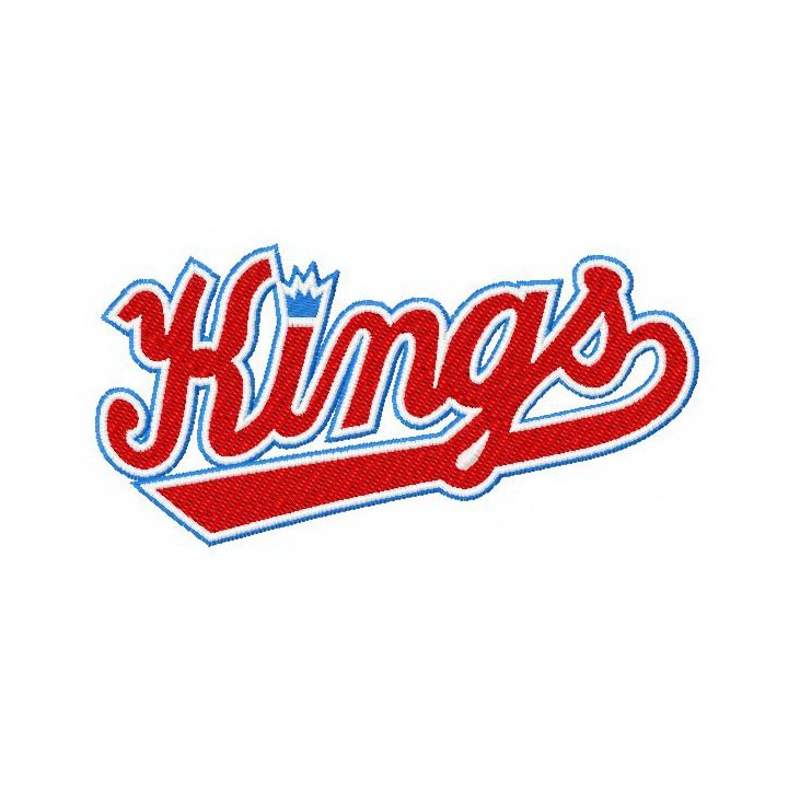 Sacramento Kings logo 2 embroidery design - Embroidery Design